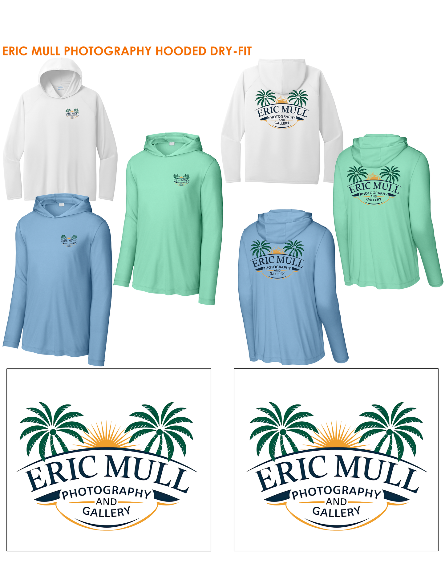 Eric Mull Long Sleeve Performance "Fishing" Hoodie